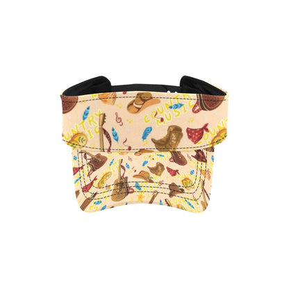 Western Lifestyle Print Design LKS303 Unisex Sun Visor
