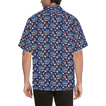 Snail Print Design LKS402 Men's Men's Hawaiian Shirt