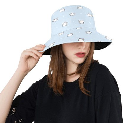 Samoyeds Print Design LKS302 Unisex Bucket Hat
