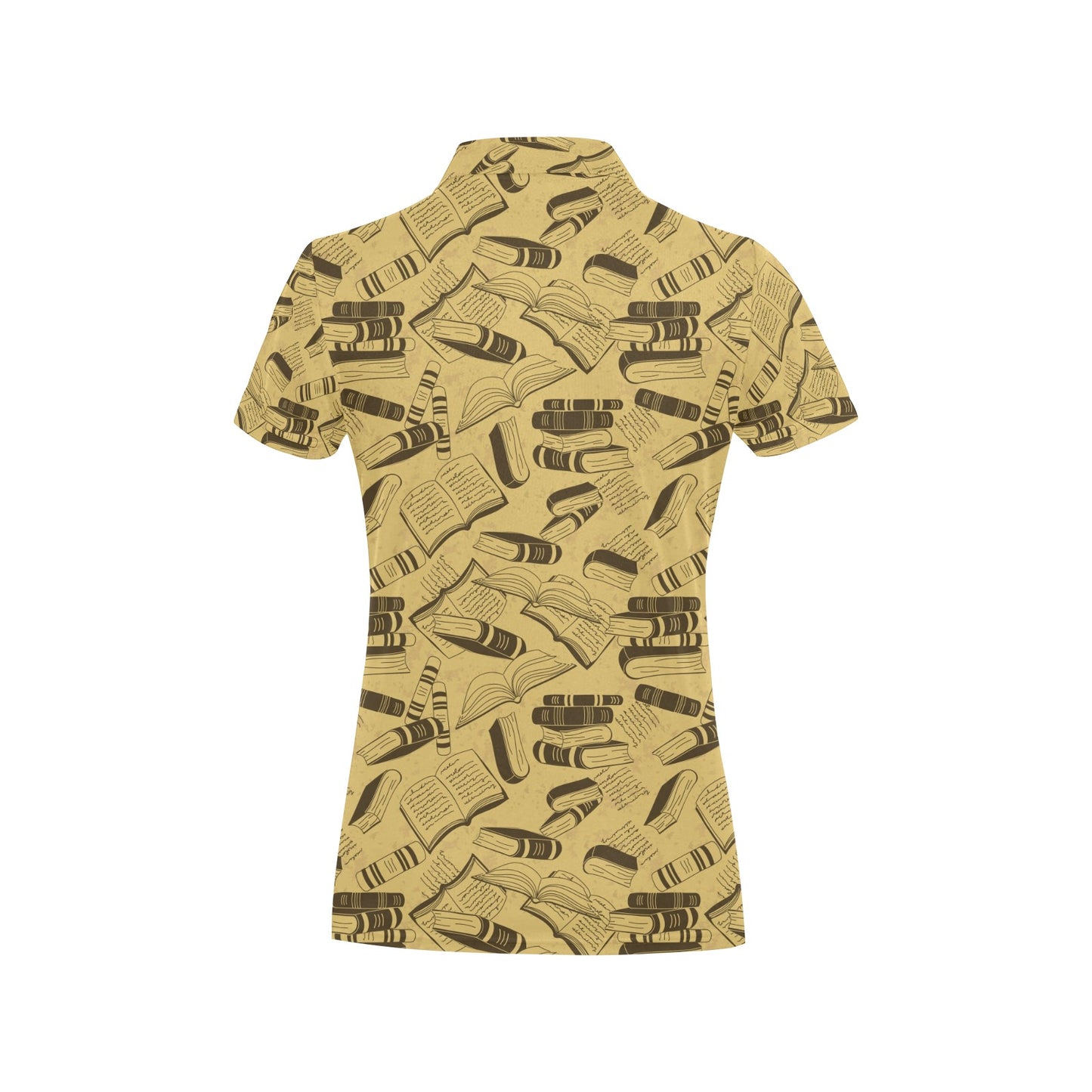 Book Pattern Print Design 02 Women's Polo Shirt