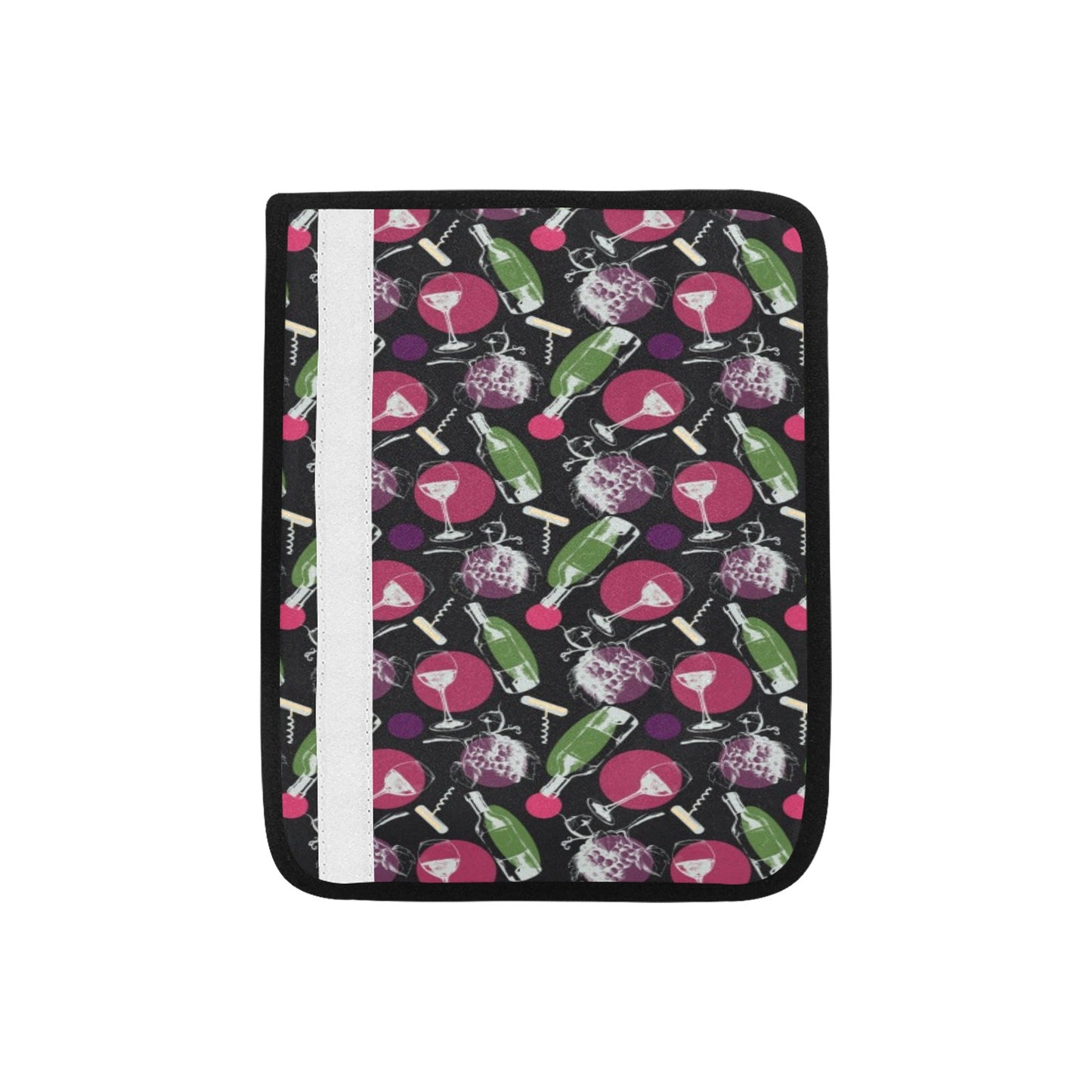 Wine Print Design LKS307 Car Seat Belt Cover