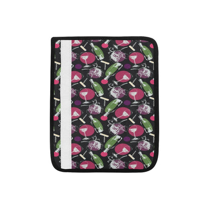 Wine Print Design LKS307 Car Seat Belt Cover