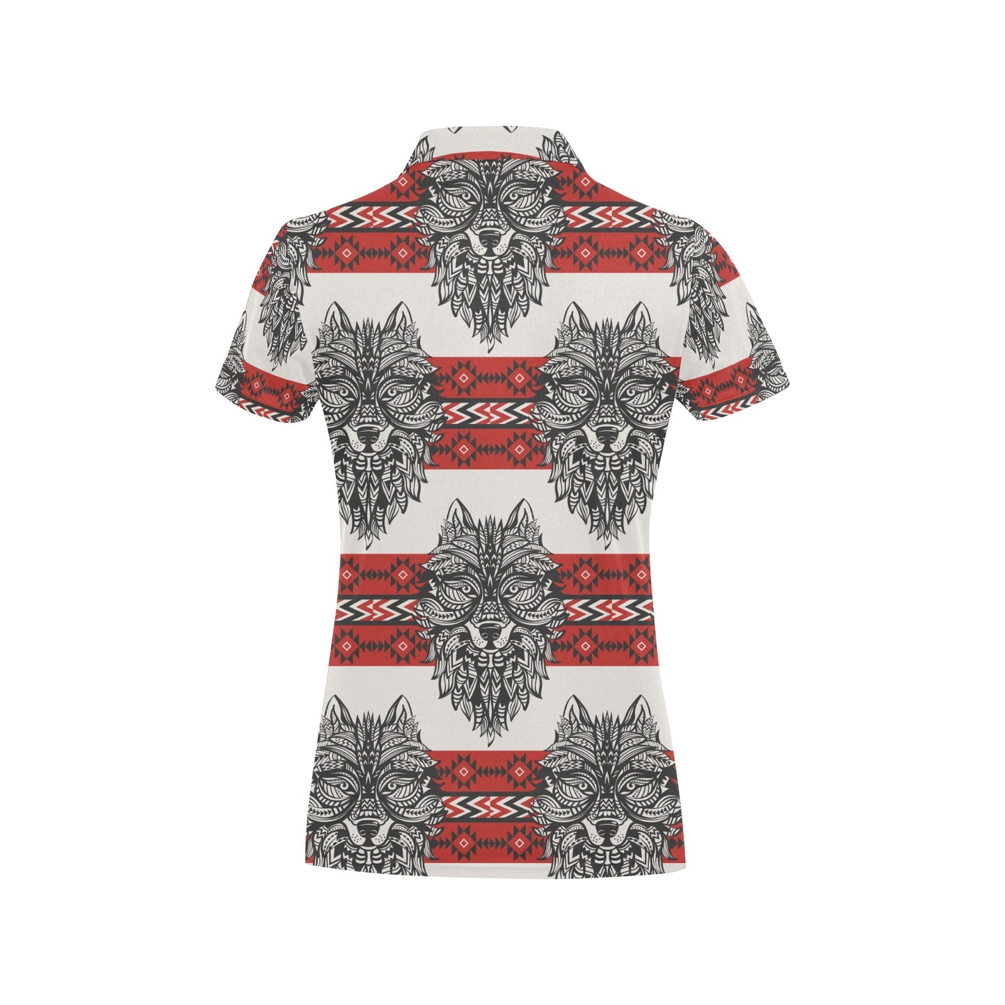 Native Indian Skull Women's Polo Shirt