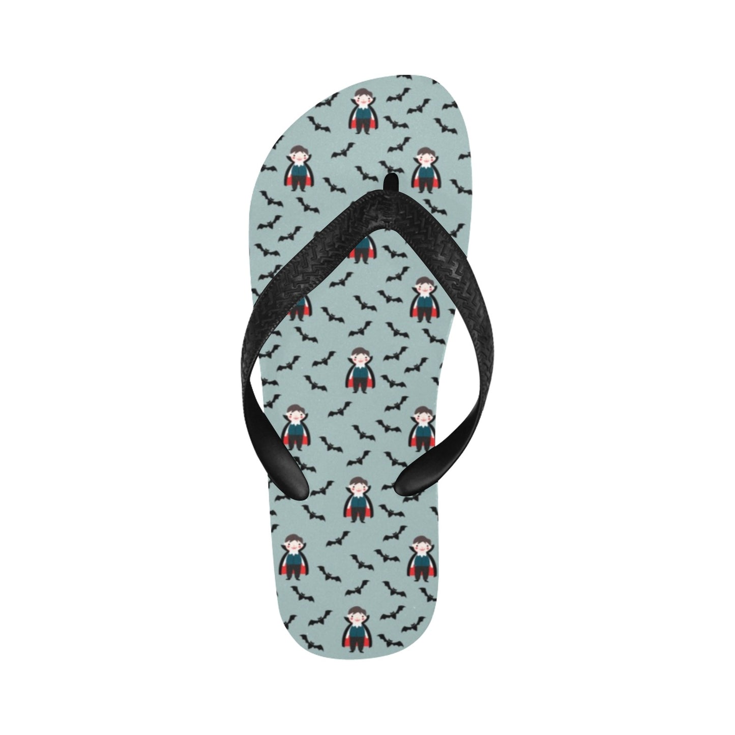 Vampire Print Design LKS304 Flip Flops