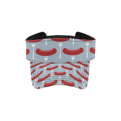 Sausage Print Design LKS301 Unisex Sun Visor