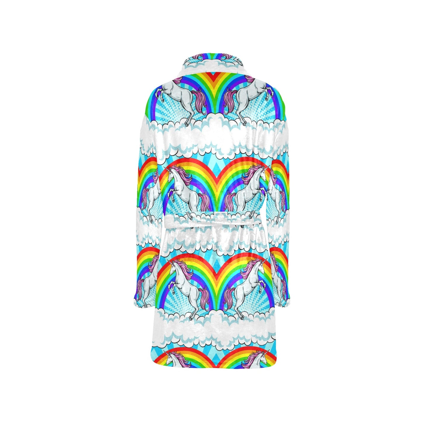 Unicorn Rainbow Women's Fleece Robe