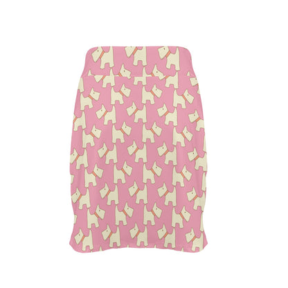 Scottish Terriers Print Design LKS306 17" Golf & Pickleball Skort with Pockets
