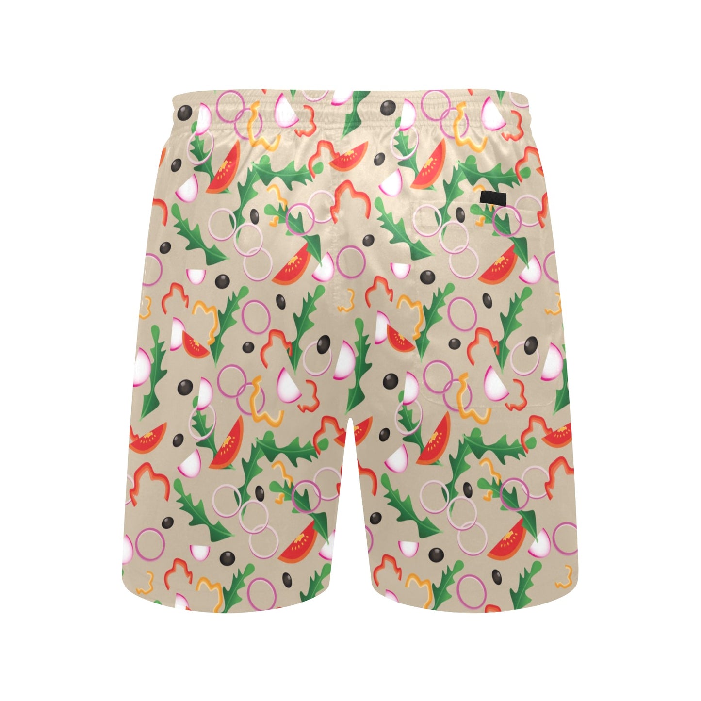 Salad Print Design LKS303 Men's Swim Trunks Beach Shorts