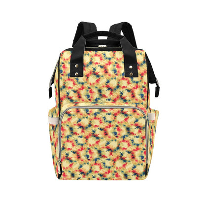 Tie Dye Print Design LKS302 Diaper Bag Backpack