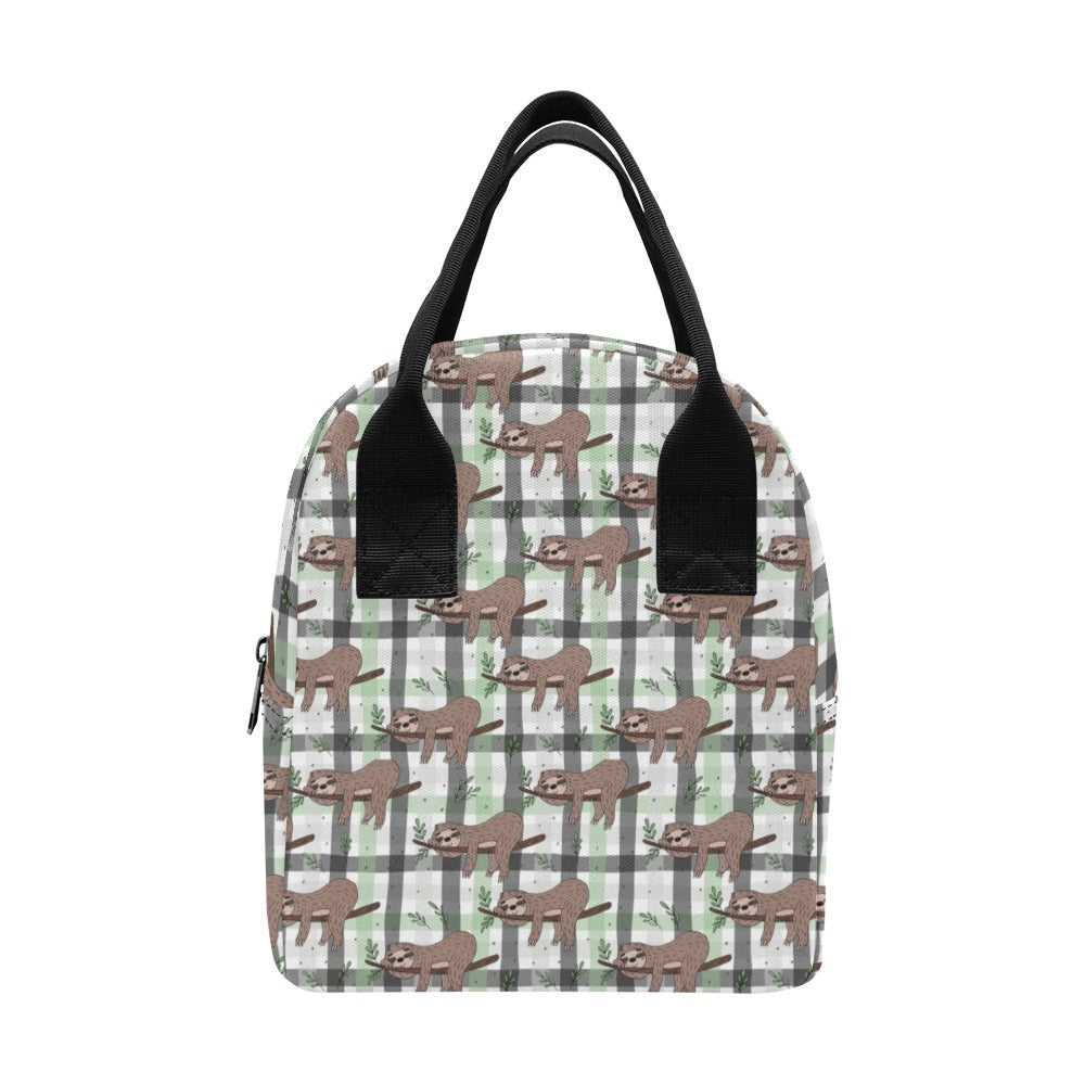 Sloth Print Design LKS301 Insulated Lunch Bag