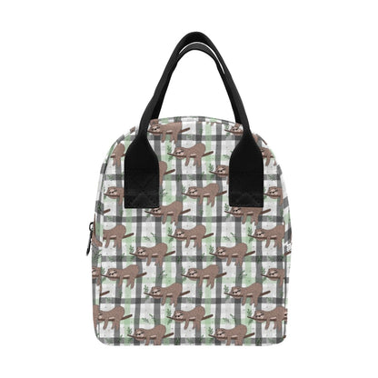 Sloth Print Design LKS301 Insulated Lunch Bag