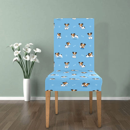 Russell Terriers Print Design LKS3010 Dining Chair Slipcover