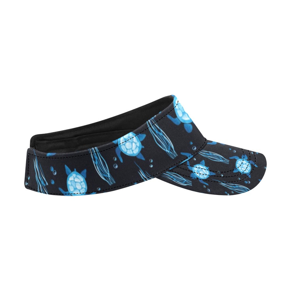 Sea Turtle Print Design LKS3013 Unisex Sun Visor