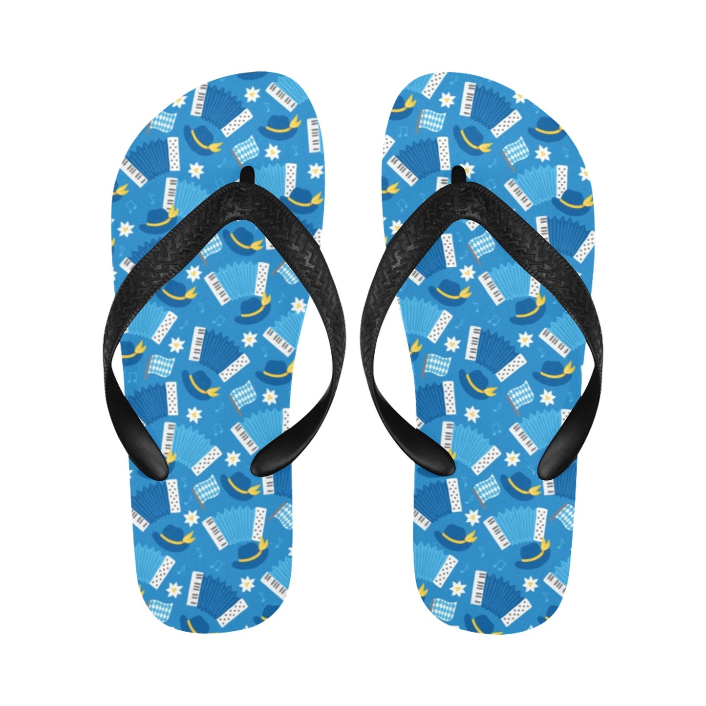 Accordion Print Design LKS401 Flip Flops