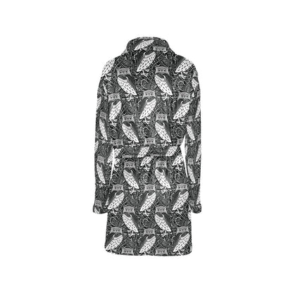 Tribal Pattern Print Design LKS308 Women's Fleece Robe