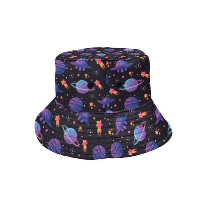 UFO Star Galaxy Print Design LKS308 Unisex Bucket Hat