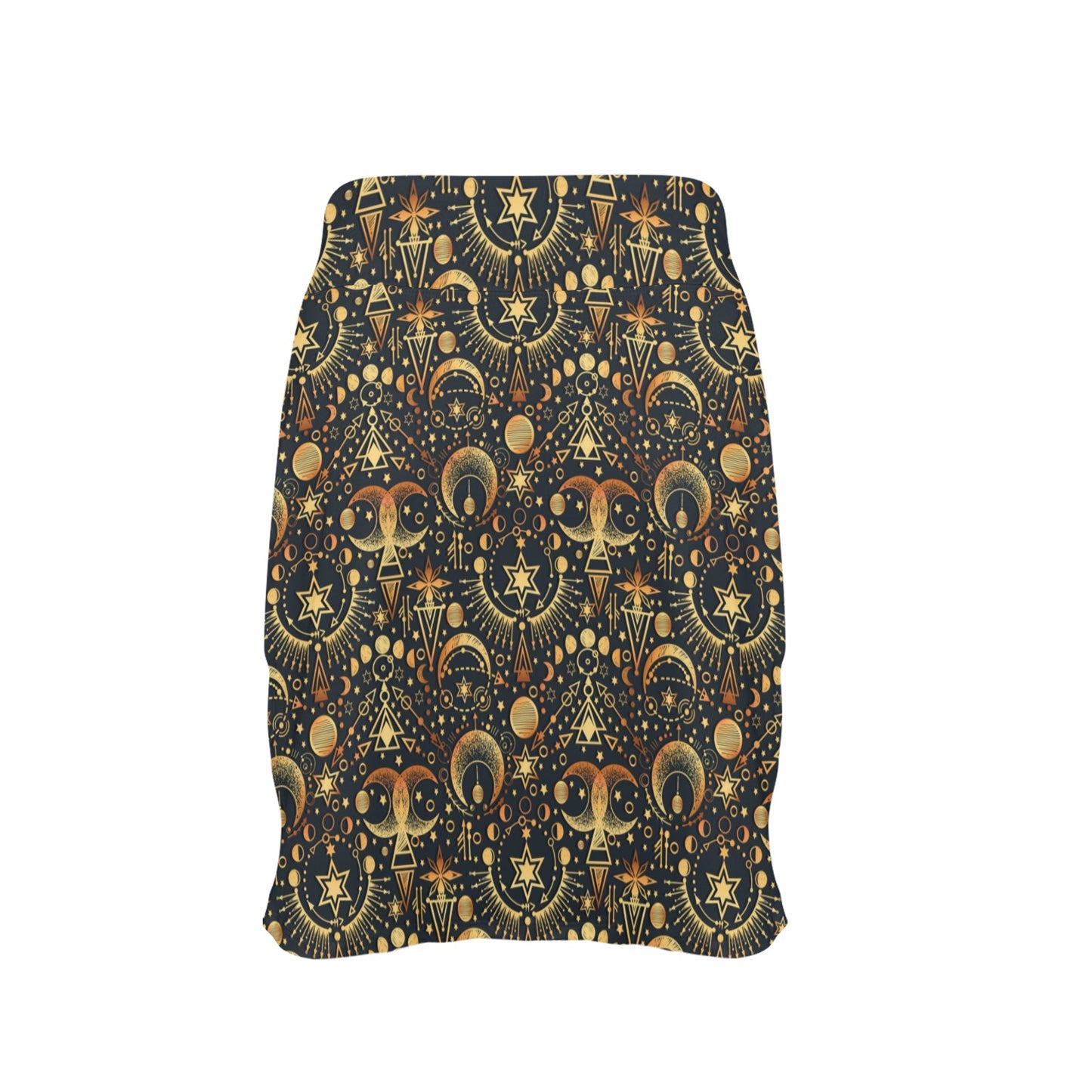 Sun Moon Print Design LKS308 17" Golf & Pickleball Skort with Pockets