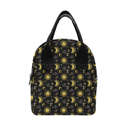 Sun Moon Print Design LKS301 Insulated Lunch Bag