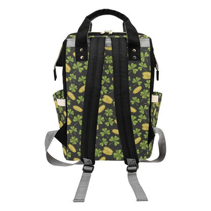St Patricks Day Print Design LKS305 Diaper Bag Backpack