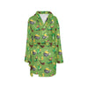 Shamrock Saint Patrick's Day Print Design LKS306 Women's Fleece Robe