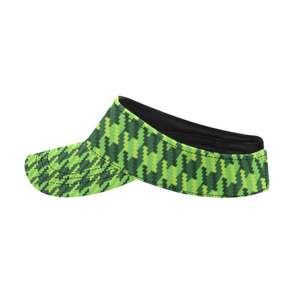 St Patricks Day Houndstooth Pattern Print LKS301 Unisex Sun Visor