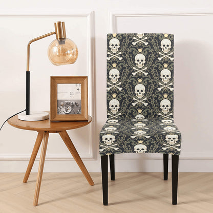 Skull King Print Design LKS307 Dining Chair Slipcover