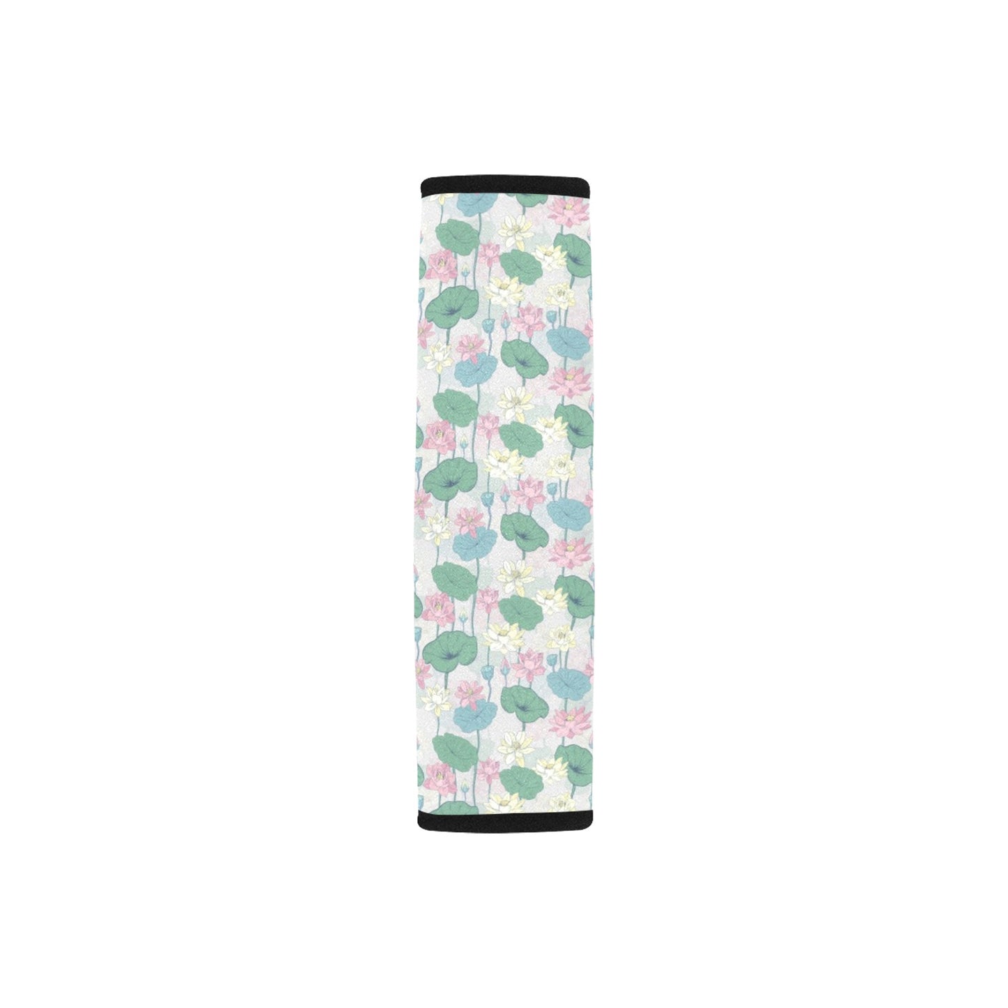 Water Lily Print Design LKS305 Car Seat Belt Cover