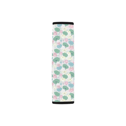 Water Lily Print Design LKS305 Car Seat Belt Cover