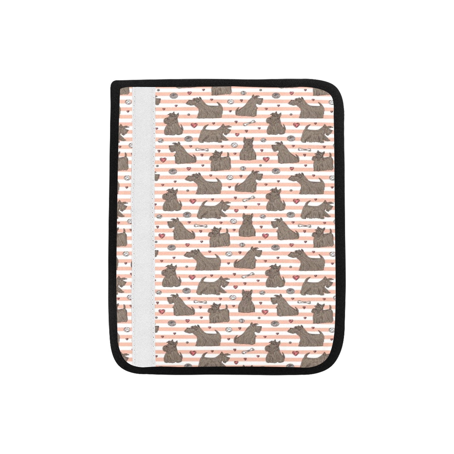 Scottish Terriers Print Design LKS3016 Car Seat Belt Cover