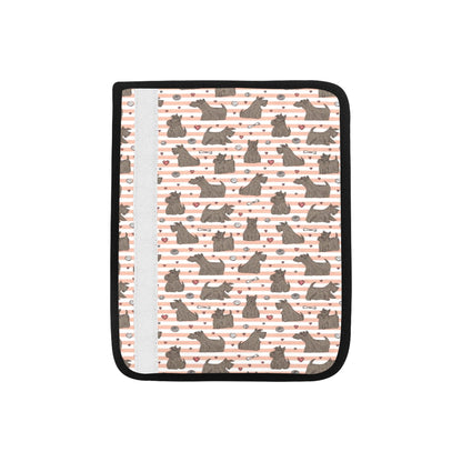 Scottish Terriers Print Design LKS3016 Car Seat Belt Cover
