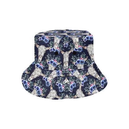 Buffalo Head Print Design LKS402 Unisex Bucket Hat