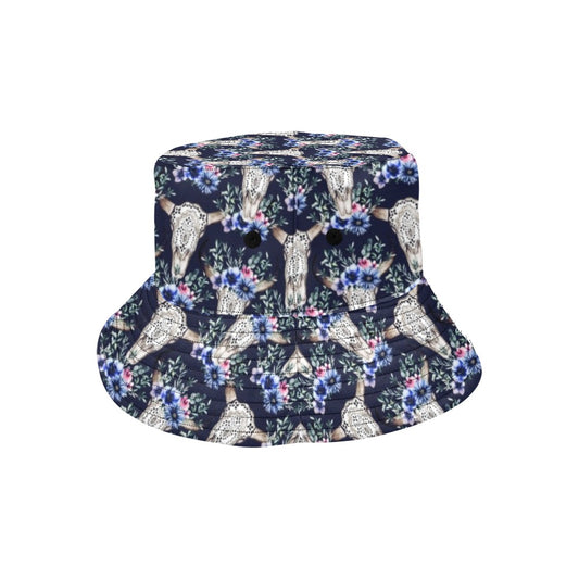 Buffalo Head Print Design LKS402 Unisex Bucket Hat