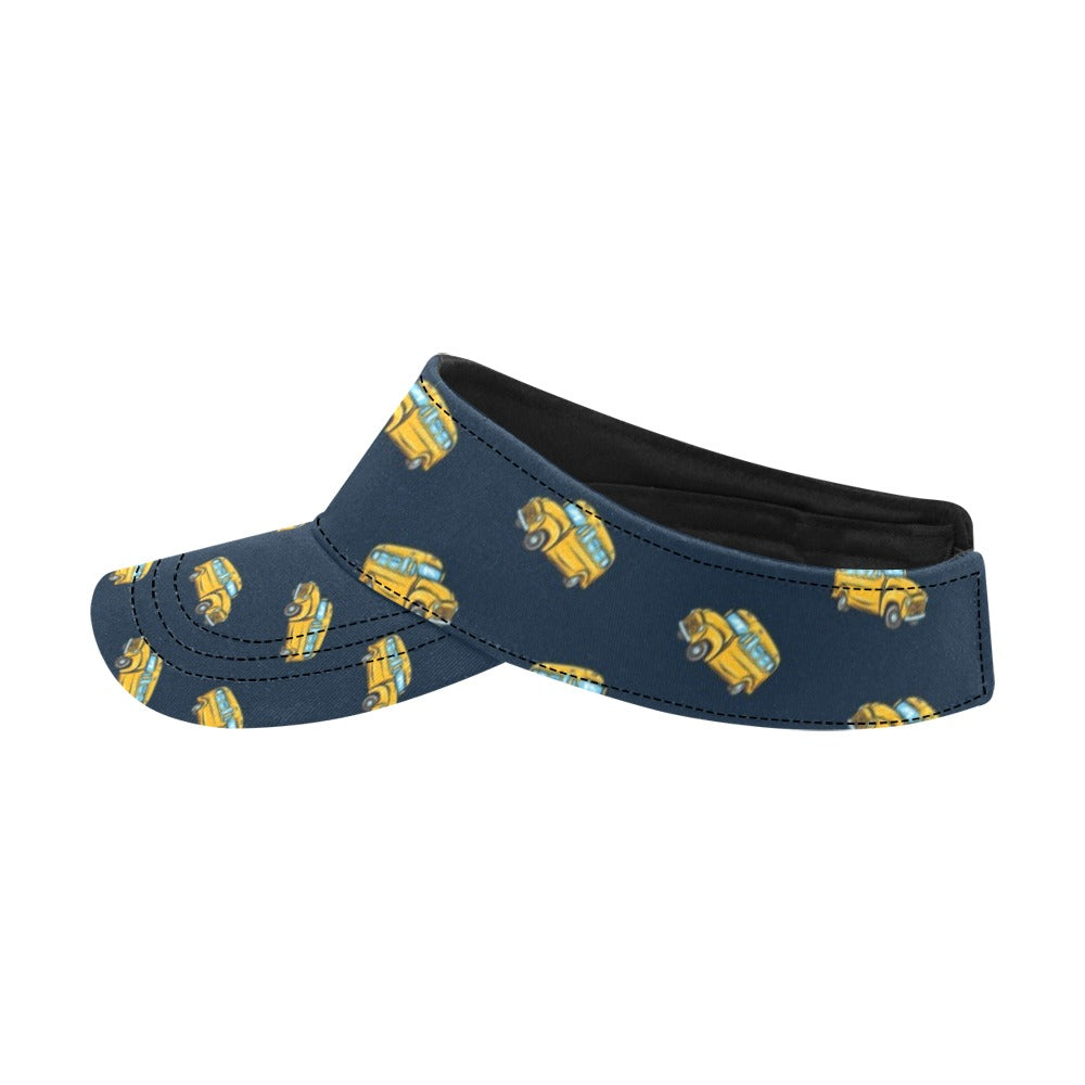 School Bus Print Design LKS304 Unisex Sun Visor