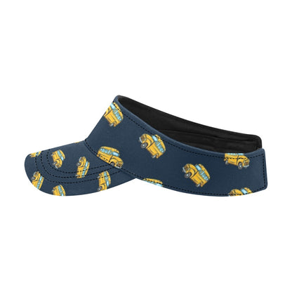 School Bus Print Design LKS304 Unisex Sun Visor