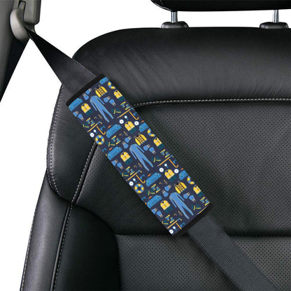 Scuba Equipment Print Design LKS305 Car Seat Belt Cover