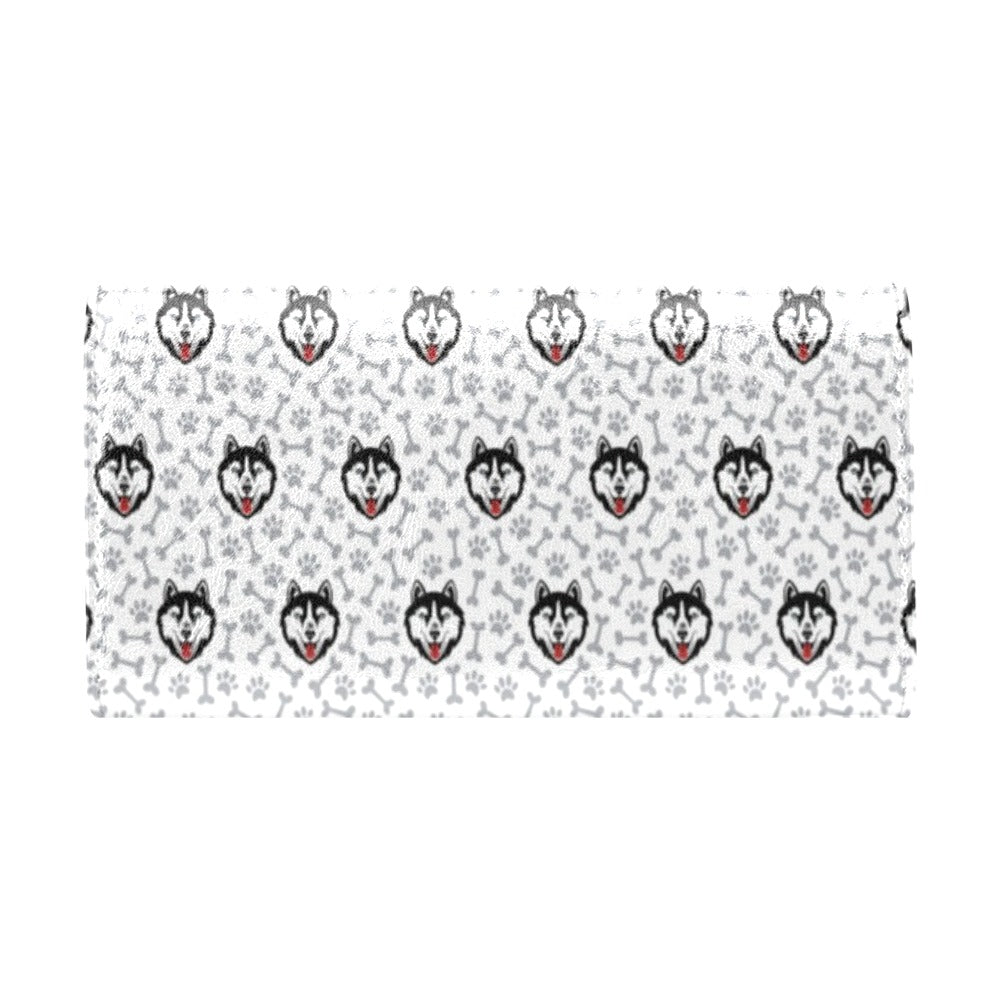 Siberian Huskies Print Design LKS305 Women's Trifold Wallet