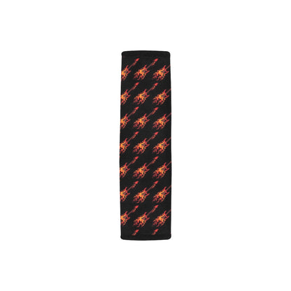 Electric Guitar Print Design LKS406 Car Seat Belt Cover