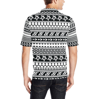 Samoan Pattern Print Design LKS303 Men Polo Shirt
