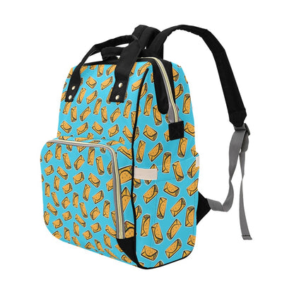 Burrito Print Design LKS301 Diaper Bag Backpack