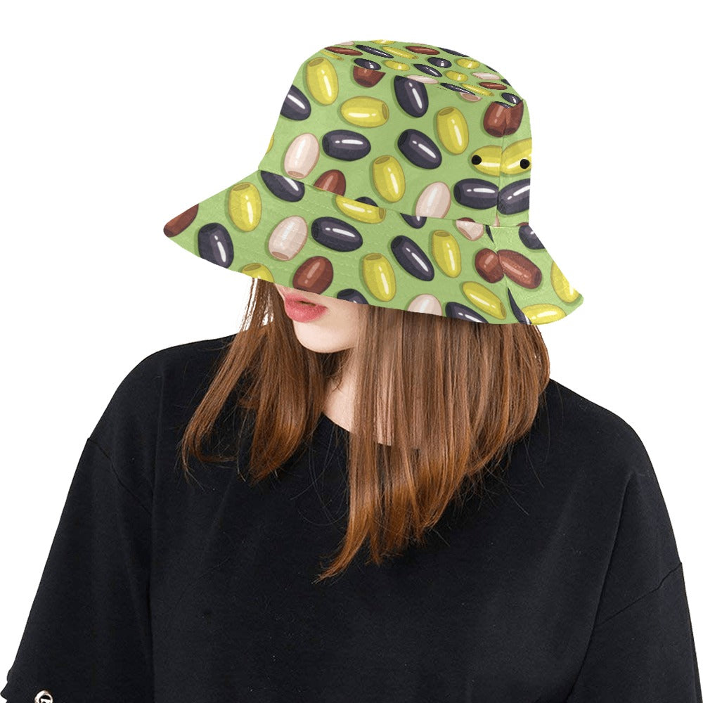 Olive Print Design LKS301 Unisex Bucket Hat