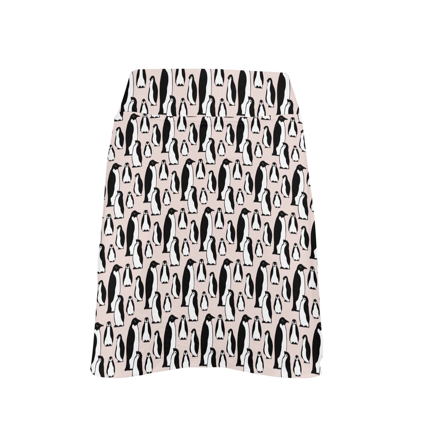 Penguin Themed 17" Golf & Pickleball Skort with Pockets