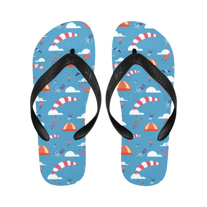 Skydiver Print Design LKS306 Flip Flops