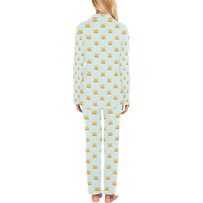 Shiba Inu Print Design LKS301 Women's Long Pajama Set