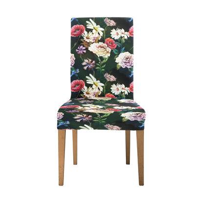 Summer Floral Print Design LKS303 Dining Chair Slipcover