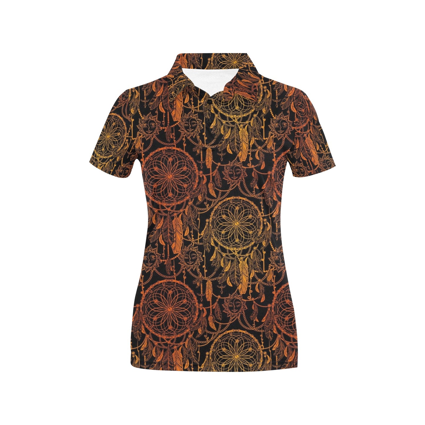 Dream catcher Sun and Moon Women's Polo Shirt