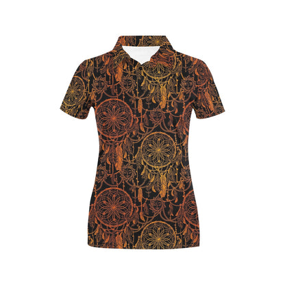 Dream catcher Sun and Moon Women's Polo Shirt