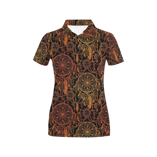 Dream catcher Sun and Moon Women's Polo Shirt