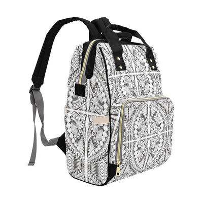 Samoan Style Print Design LKS301 Diaper Bag Backpack