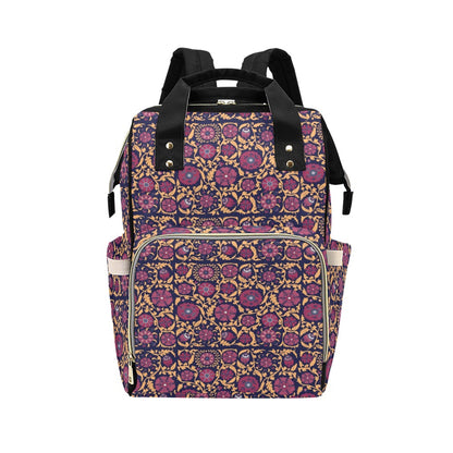 Suzani Print Design LKS303 Diaper Bag Backpack