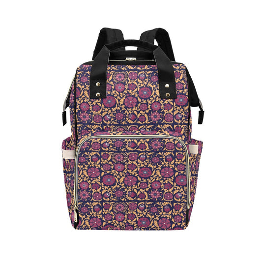 Suzani Print Design LKS303 Diaper Bag Backpack